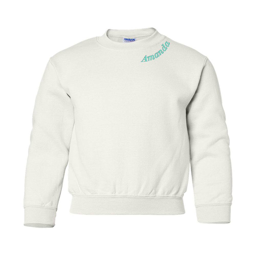 Kids Make It Yours™  Collar Crewneck Sweatshirt