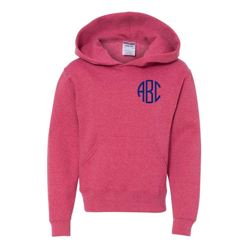 Kids Monogrammed Hooded Sweatshirt