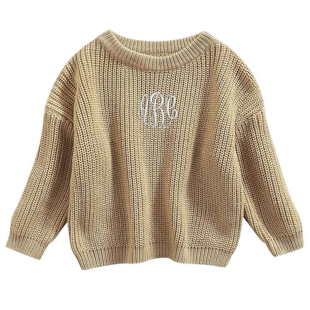 Kids Monogrammed Kiddo Knit Sweater