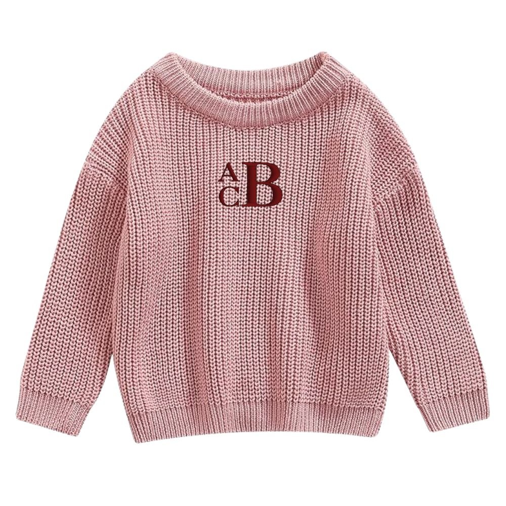 Kids Monogrammed Kiddo Knit Sweater
