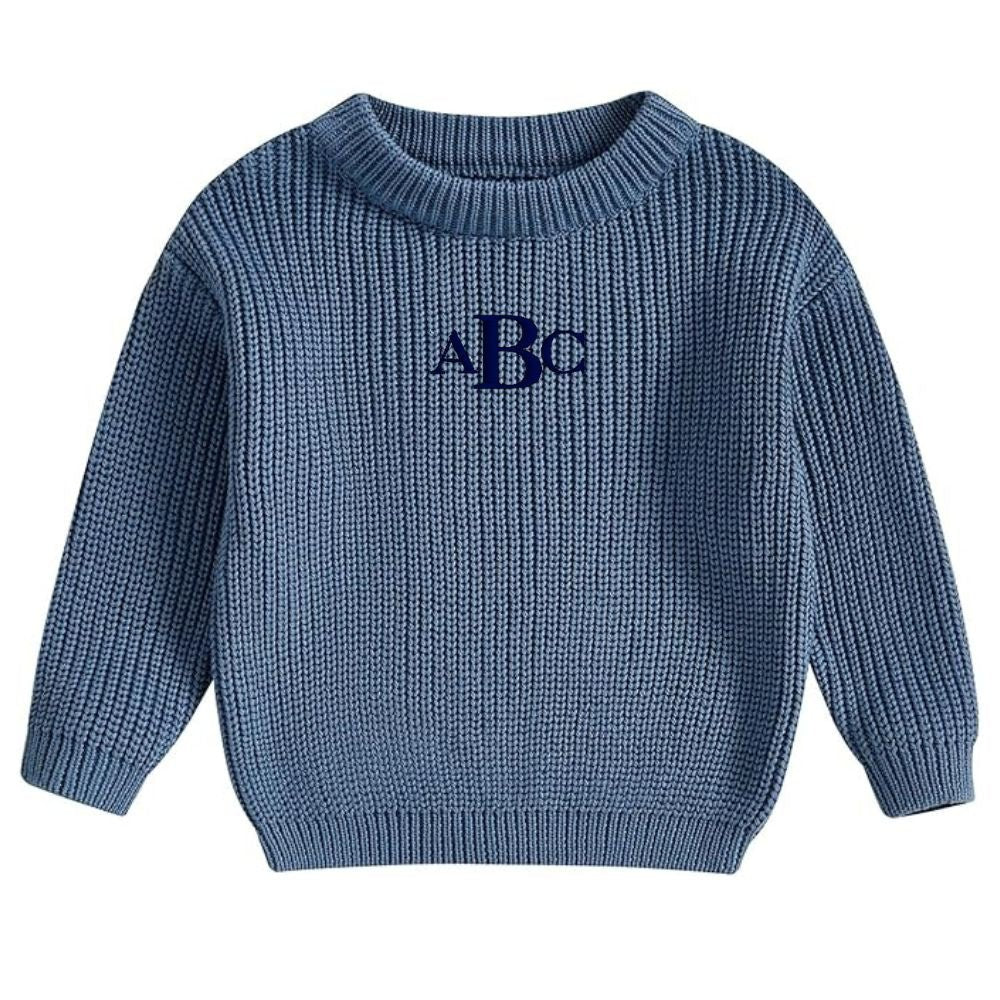Kids Monogrammed Kiddo Knit Sweater