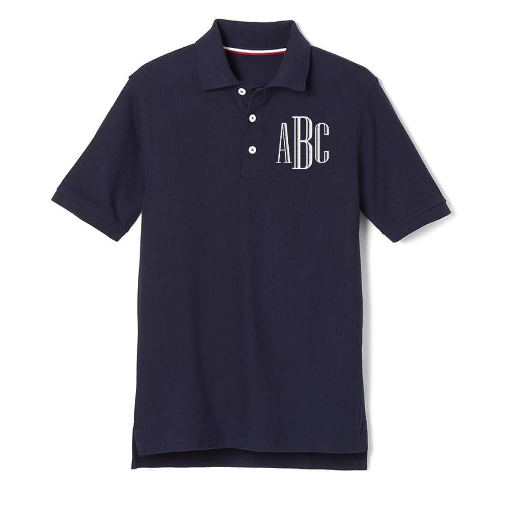 Kids Monogrammed Polo