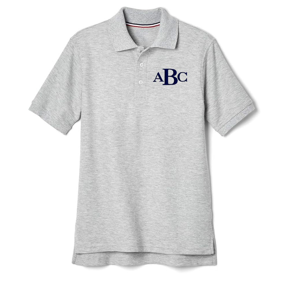 Kids Monogrammed Polo