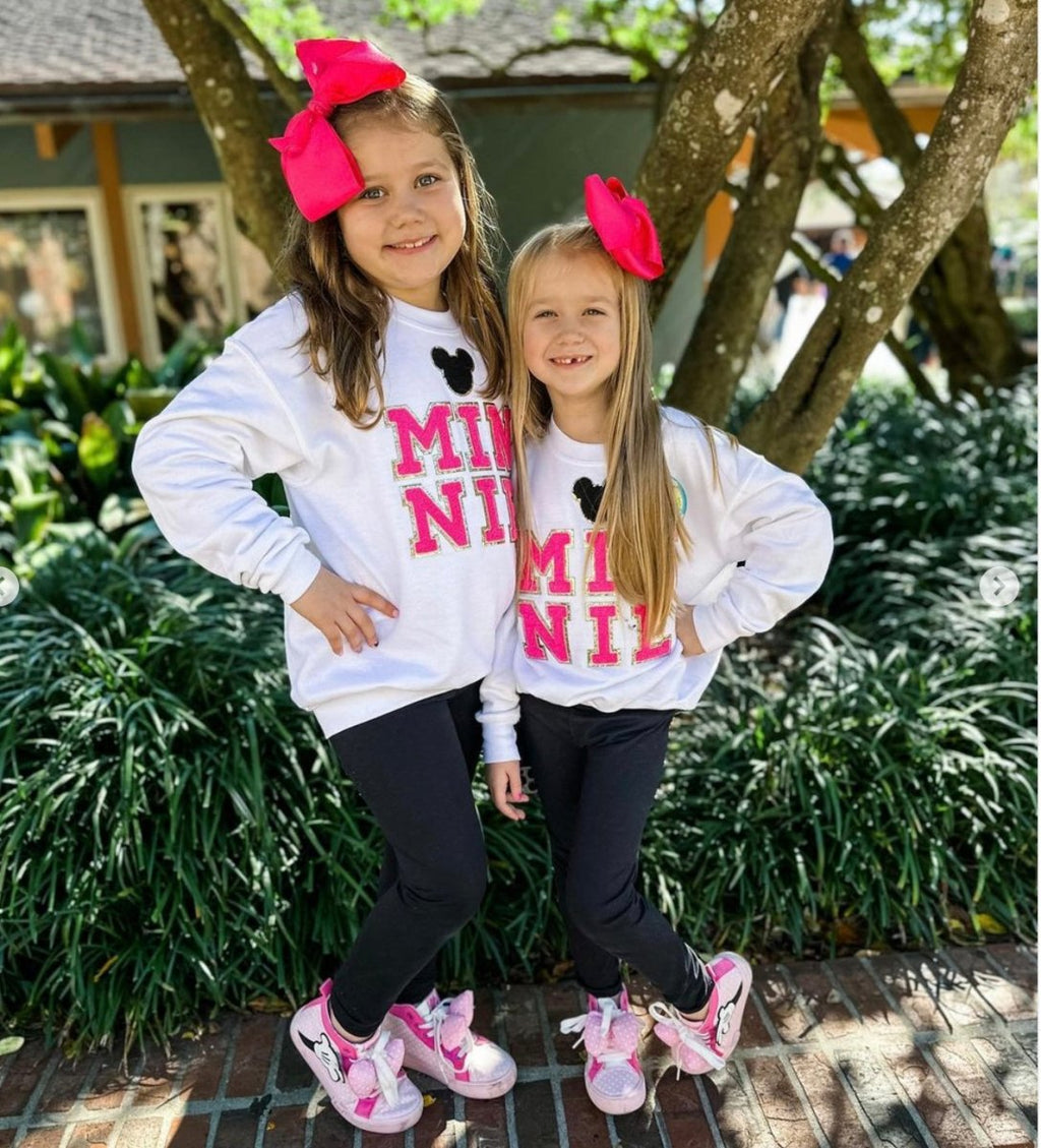 Make It Yours™ Kids Letter Patch Crewneck Sweatshirt