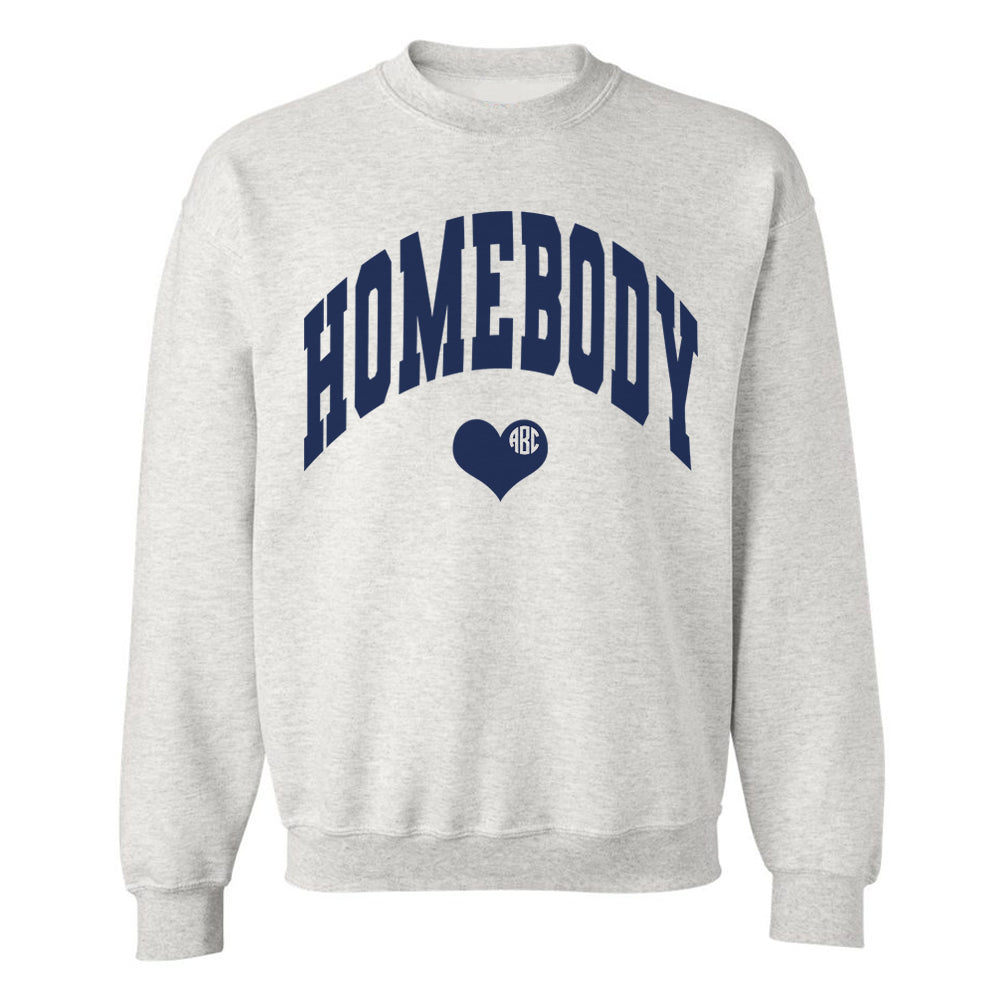 Monogrammed 'Homebody' Crewneck Sweatshirt