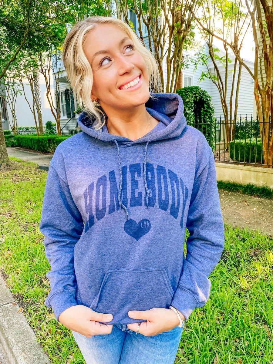 Monogrammed 'Homebody' Hoodie