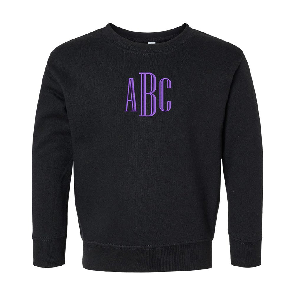 Toddler Monogrammed Crewneck Sweatshirt