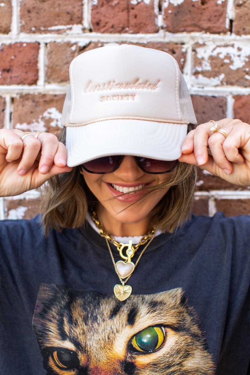 UM X @livinwithMB Overstimulated Society Hat