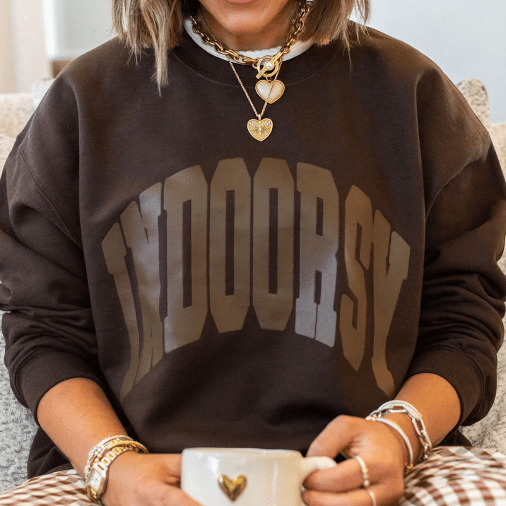 UM X @livinwithMB PUFF 'Indoorsy' Crewneck